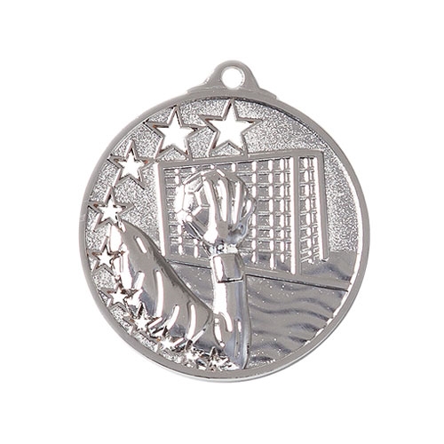 Håndbold medalje med motiv sølv