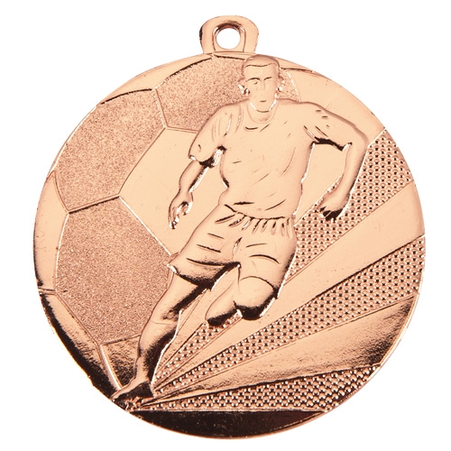 Fodboldmedalje bronze 50mm