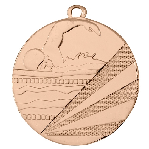 Svømmemedalje bronze 50mm