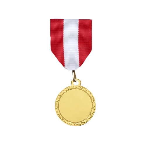 Guldmedalje med ordensbånd