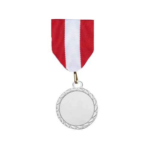 Sølvmedalje med ordensbånd