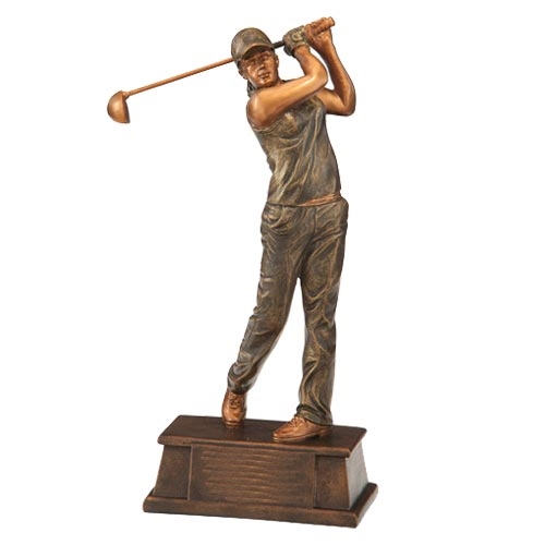 Golf statuette dame