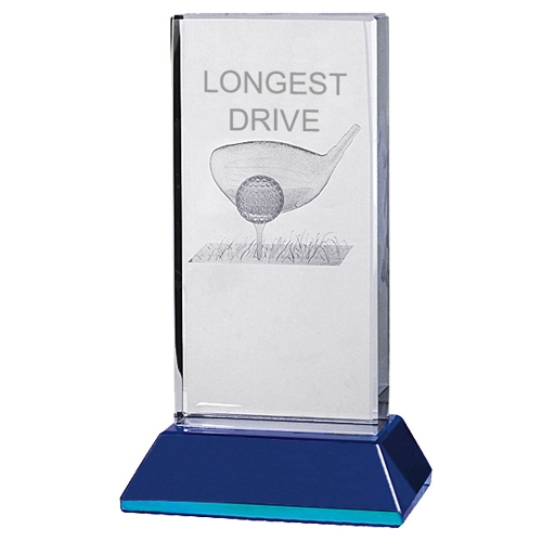 Glas statuette golf Longest drive