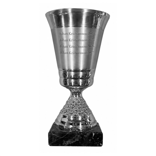 Gravering vandrepokal eksempel 