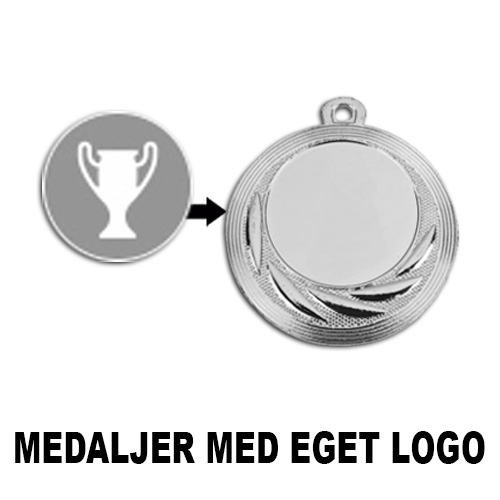 medaljer med eget logo