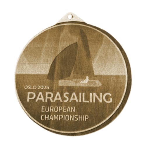 træ medalje eks. 6