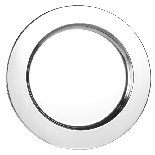 Pokalfad sølvfarvet 