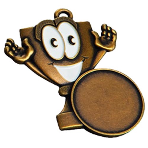 Børnemedalje bronze 55mm