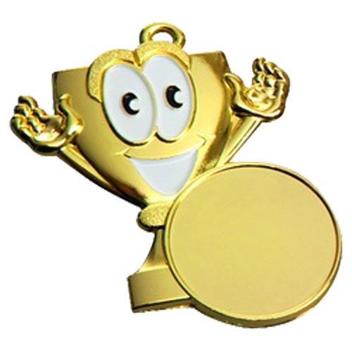 Børnemedalje Menton guld 55mm