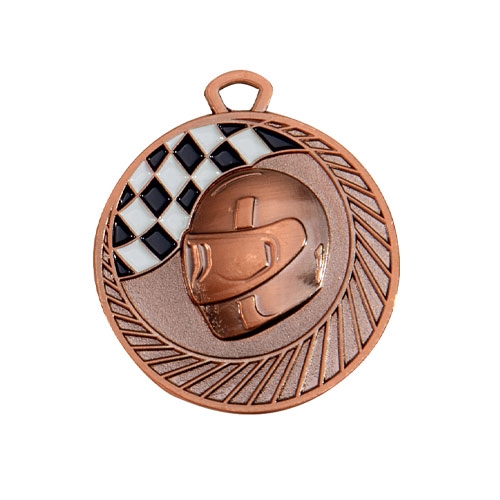 Medalje med motorsport bronze