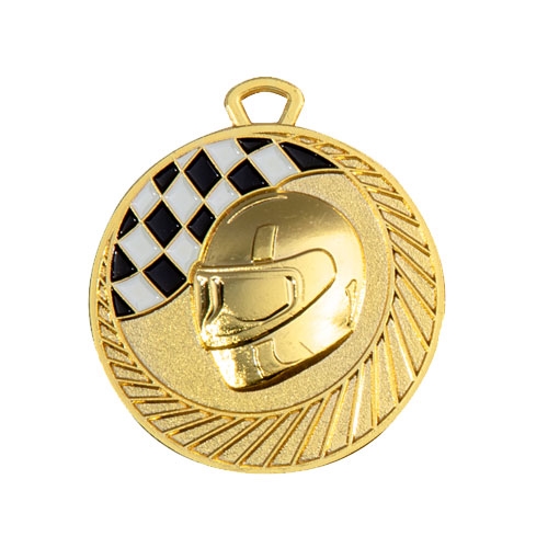 Medalje med motorsport guld