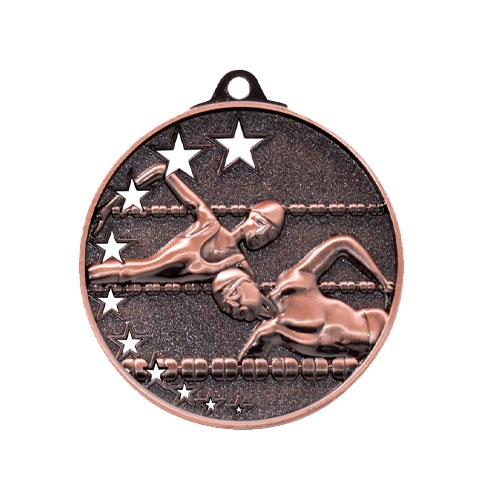 svømmemedalje i bronze