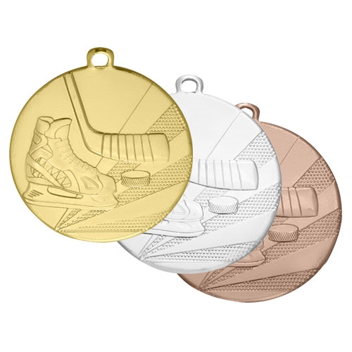 ishockey medaljer i guld, sølv og bronze