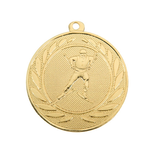 Medalje Langrend 50mm guld