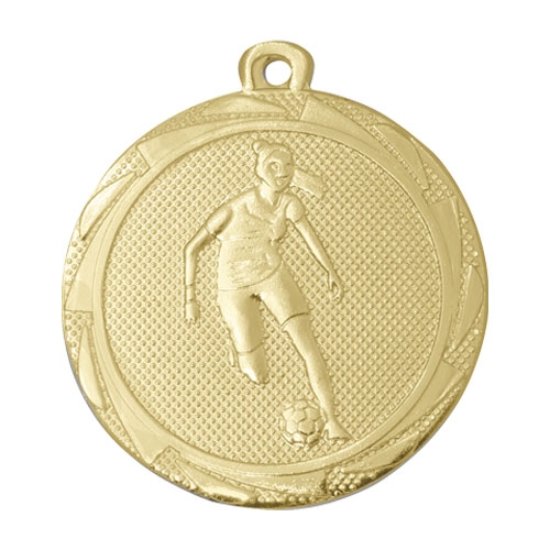 Medalje pige fodbold 45mm