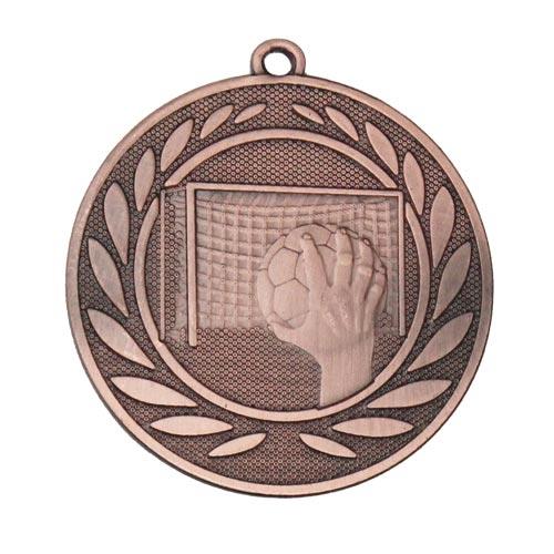 Medalje håndbold 50mm bronze