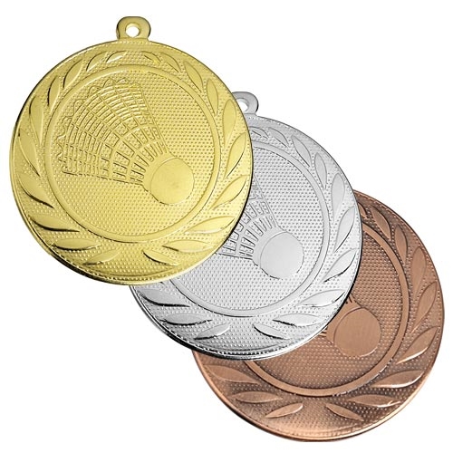 Badmintonmedalje 50mm