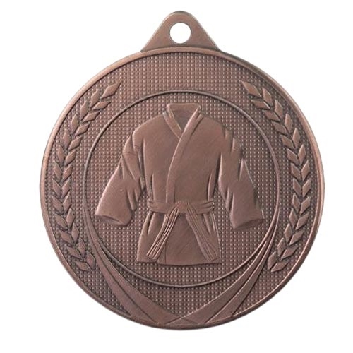 Kampsportsmedalje 50mm bronze