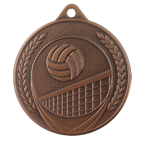 Volleyball medalje 50mm bronze