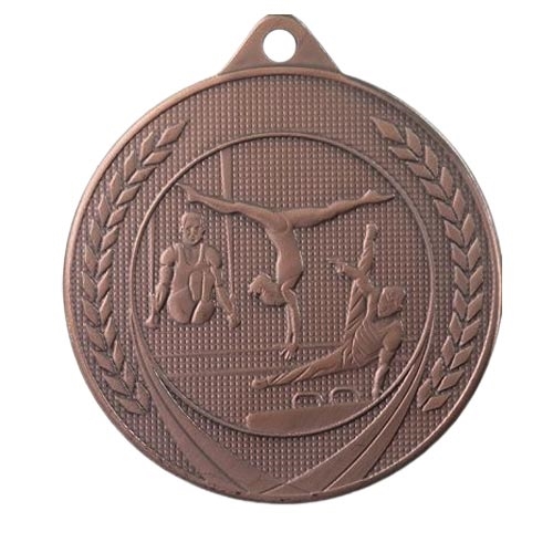 Gymnastk medalje 50mm bronze