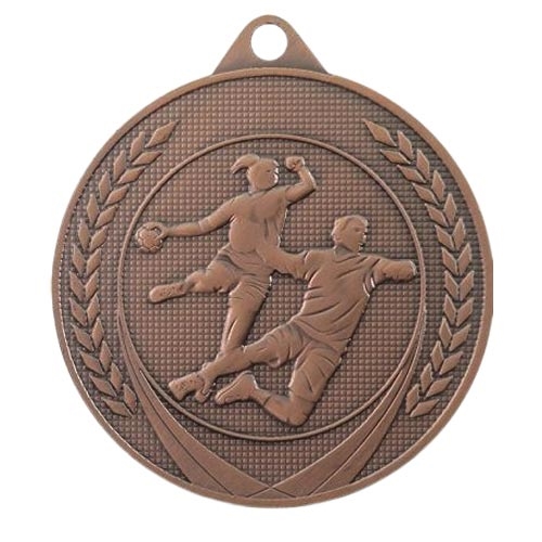 Håndbold medalje 50mm bronze