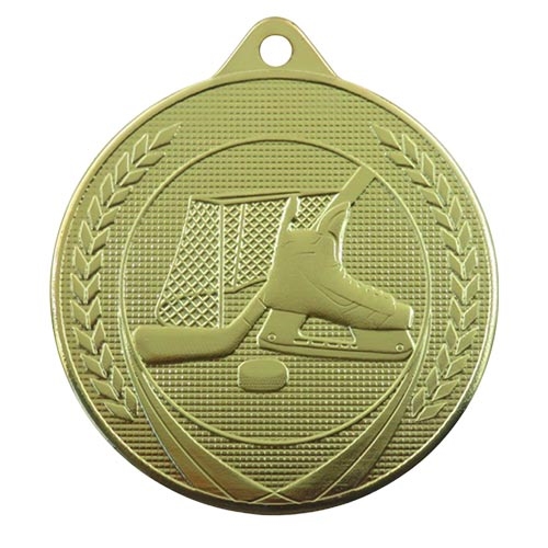 Ishockey medalje 50mm guld