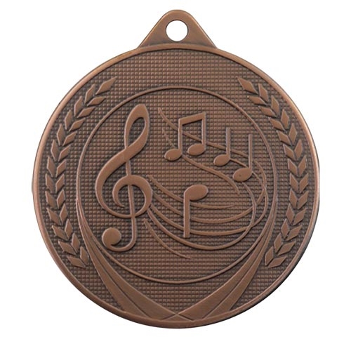 Medalje musik 50mm bronze