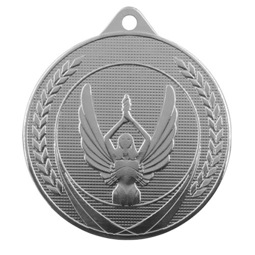 Medalje sejrsgudinde 50mm sølv