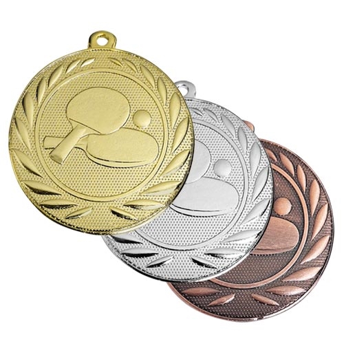Bordtennis medalje 50mm