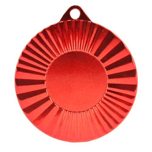 Medalje Rød 50mm