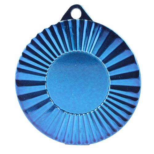 Medalje blå 50mm