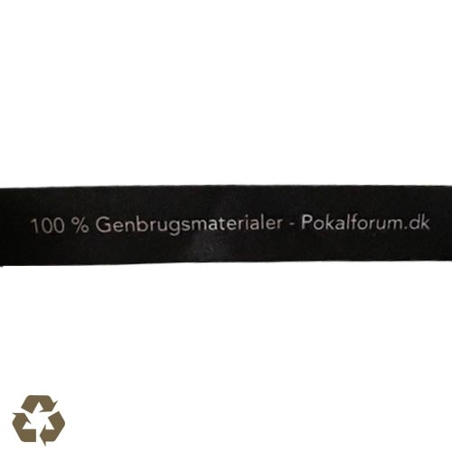 100% genbrugsplast medalje bånd