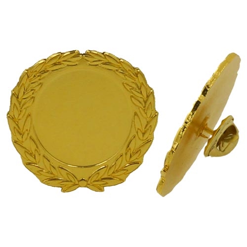 Pins med eget logo guld