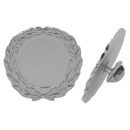 Pins med eget logo sølv