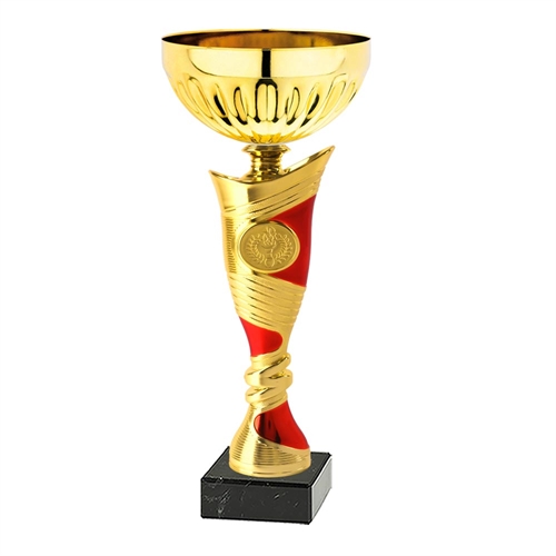 Pokal Metz guld/rød