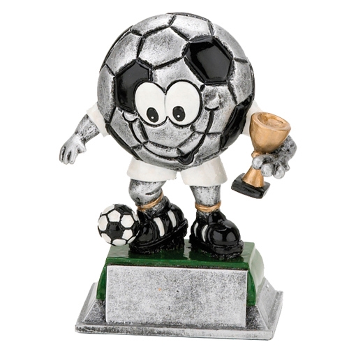 Sjov fodbold statuette