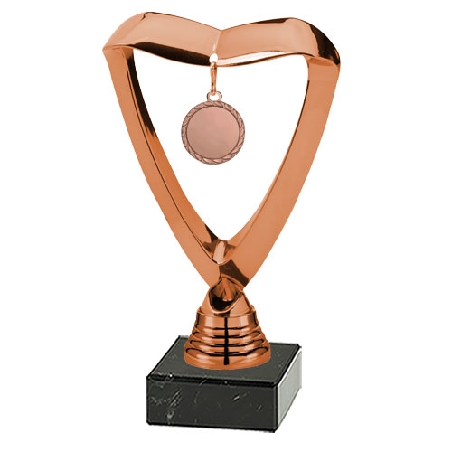 Statuette med bronzemedalje