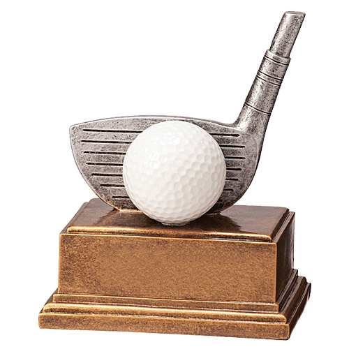 Touhou Disciplinære Nyttig Golf præmie - Flot statuette med driver og golfbold