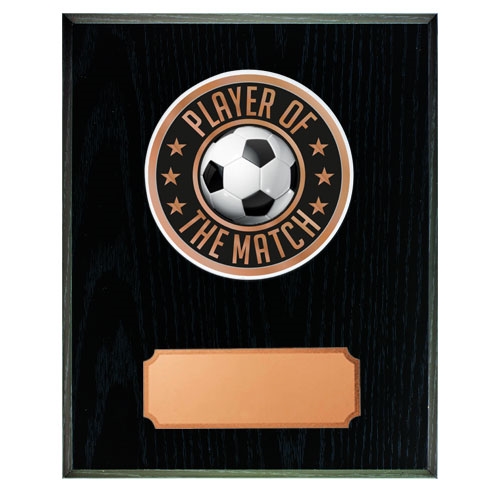 Træplakette med disc - kampen spiller