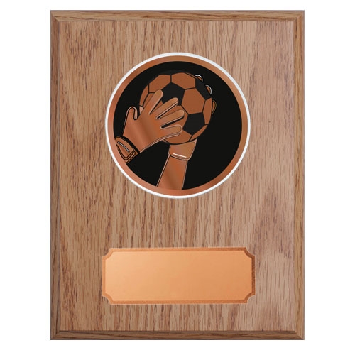 Træplakette lys med keeper